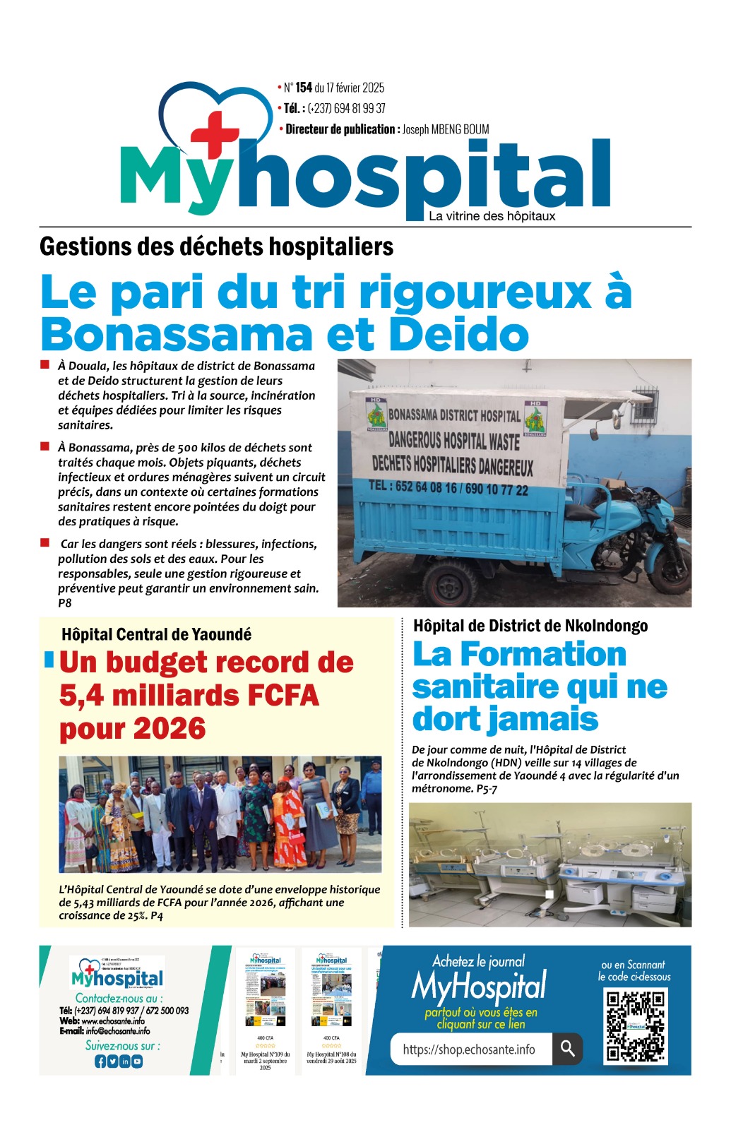 My Hospital N°154 du mardi 17 février 2026