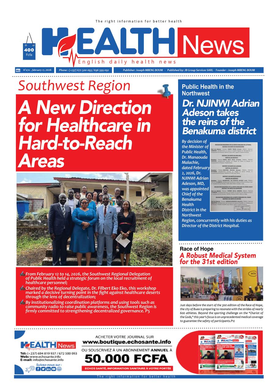 Health News N°050 du mardi 17 février 2026
