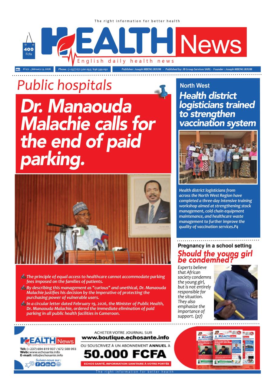 Health News N°072 du lundi 23 février 2026