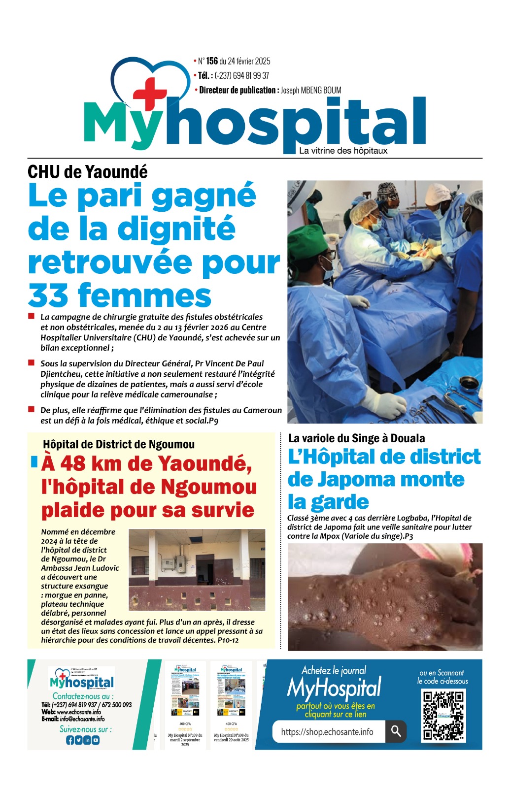My Hospital N°156 du mardi 24 février 2026
