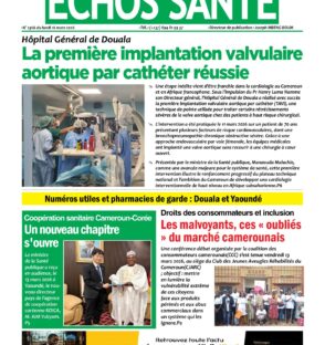 Echos santé n°1366 du lundi 16 mars 2026
