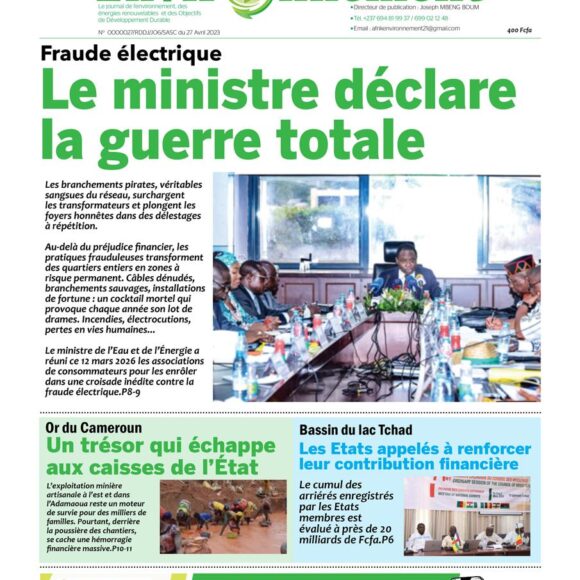 Afrik Environnement N°075 du lundi 16 mars 2026