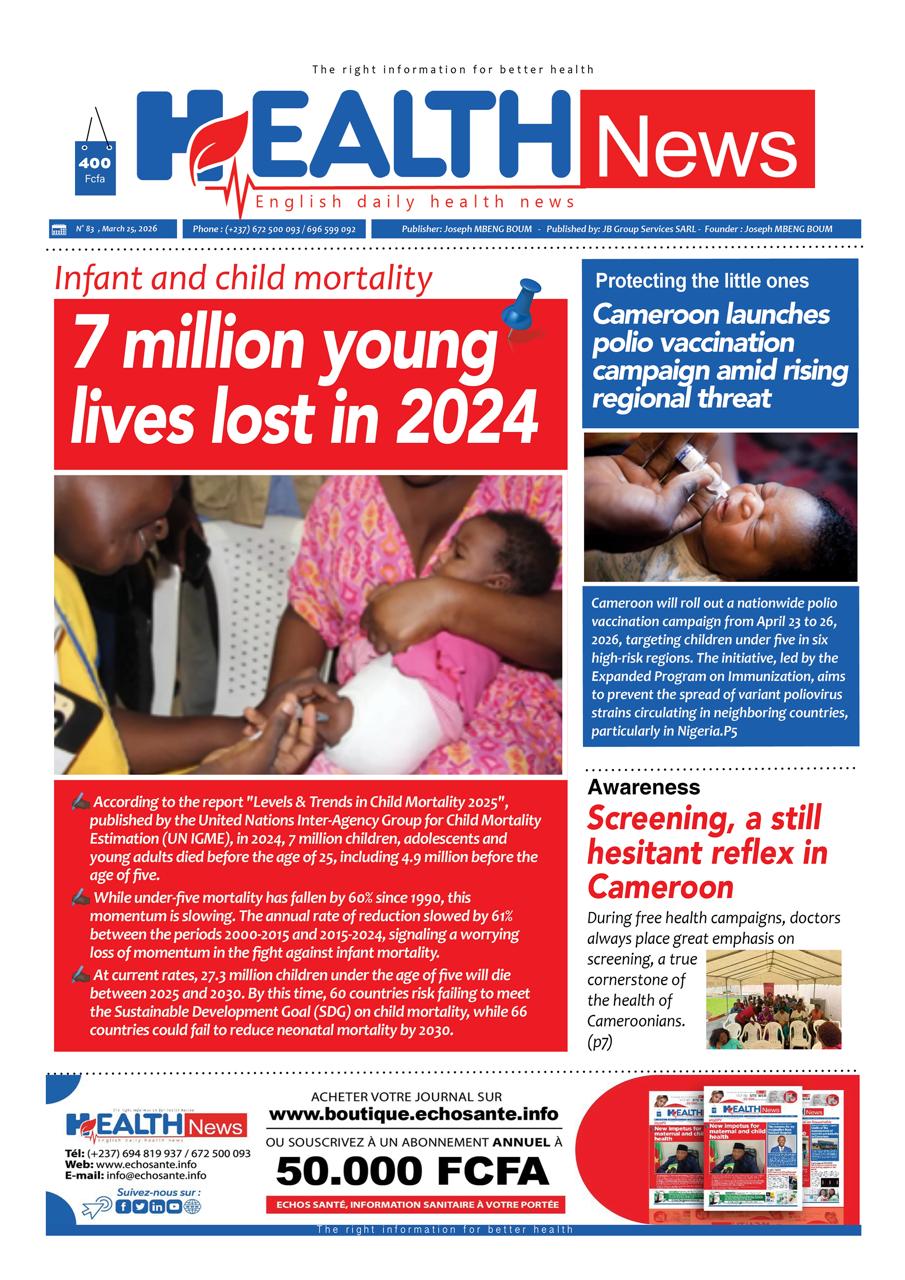 Health News N°082 du mercredi 25 mars 2026