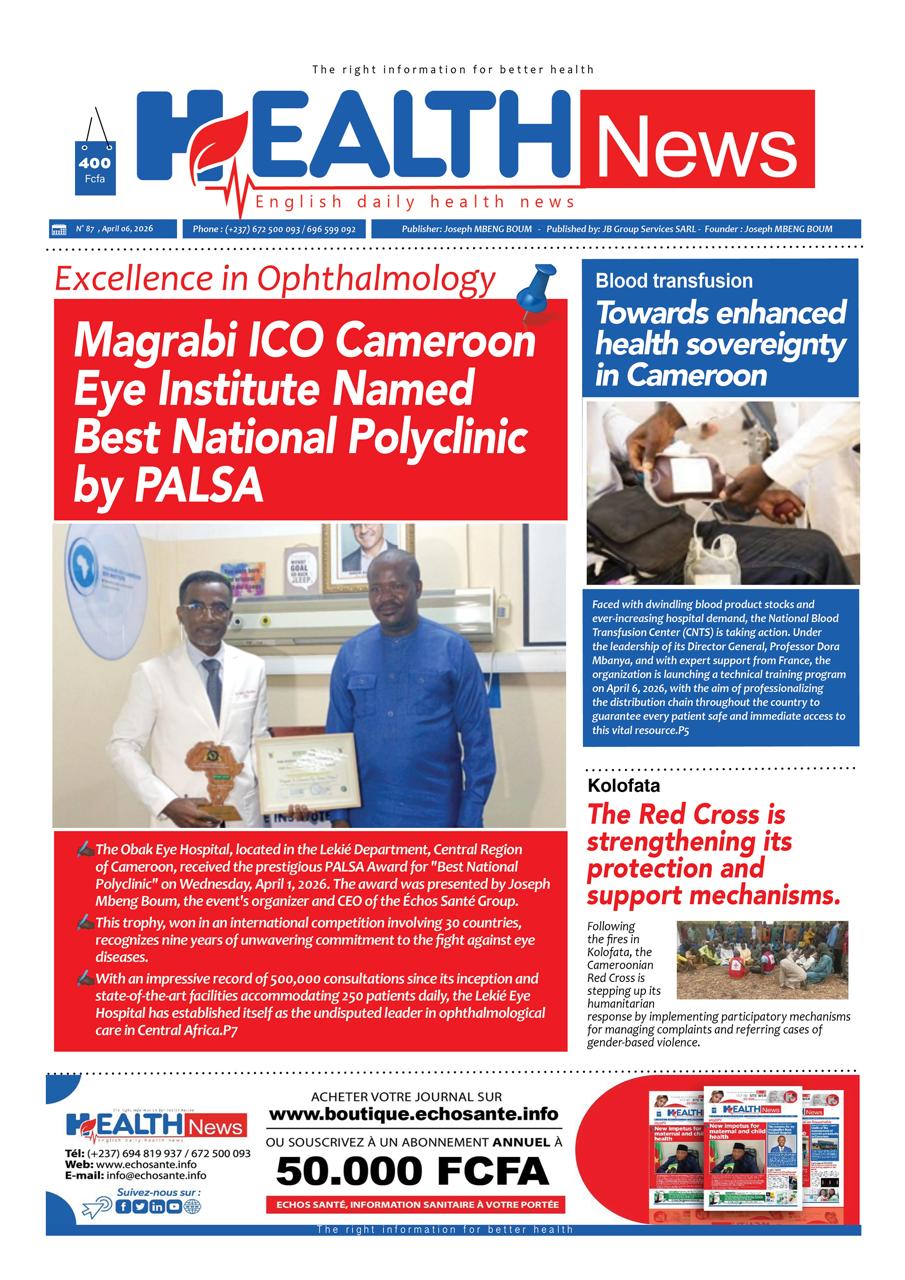 Health News N°087 du lundi 6 avril 2026