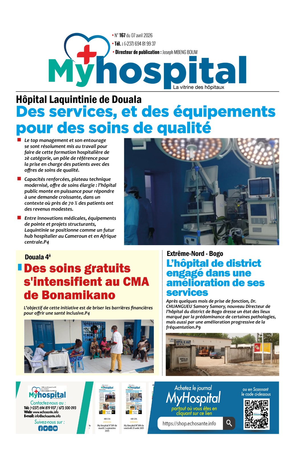 My Hospital N°167 du mardi 7 avril 2026