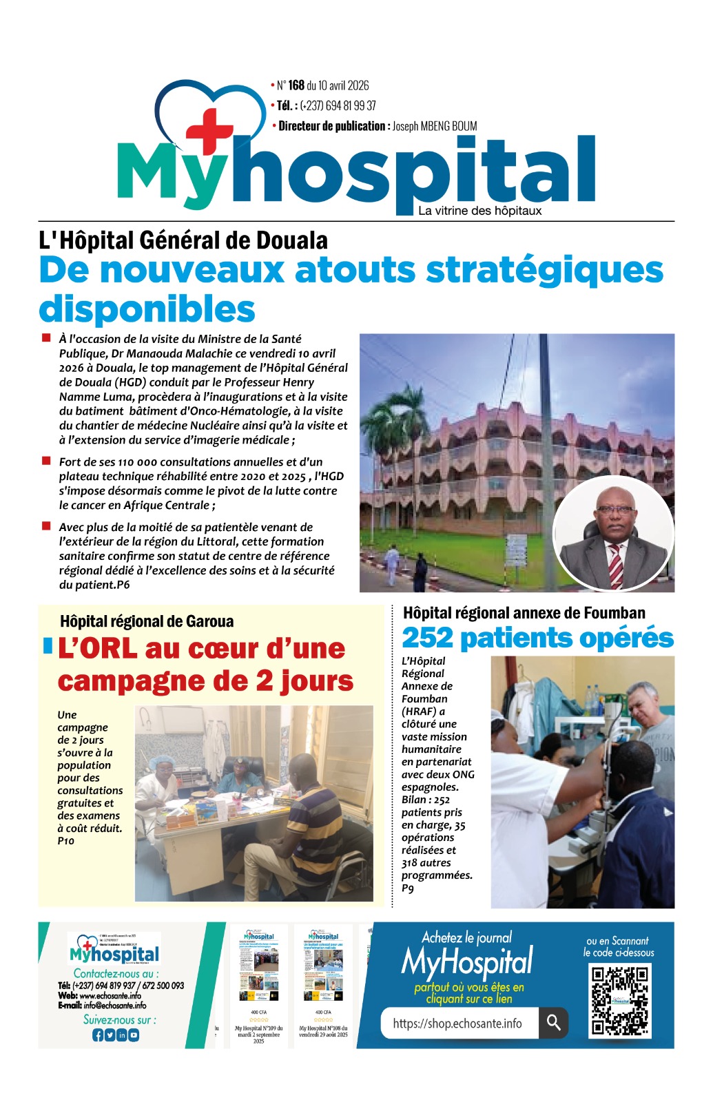 My Hospital N°169 du vendredi 10 avril 2026