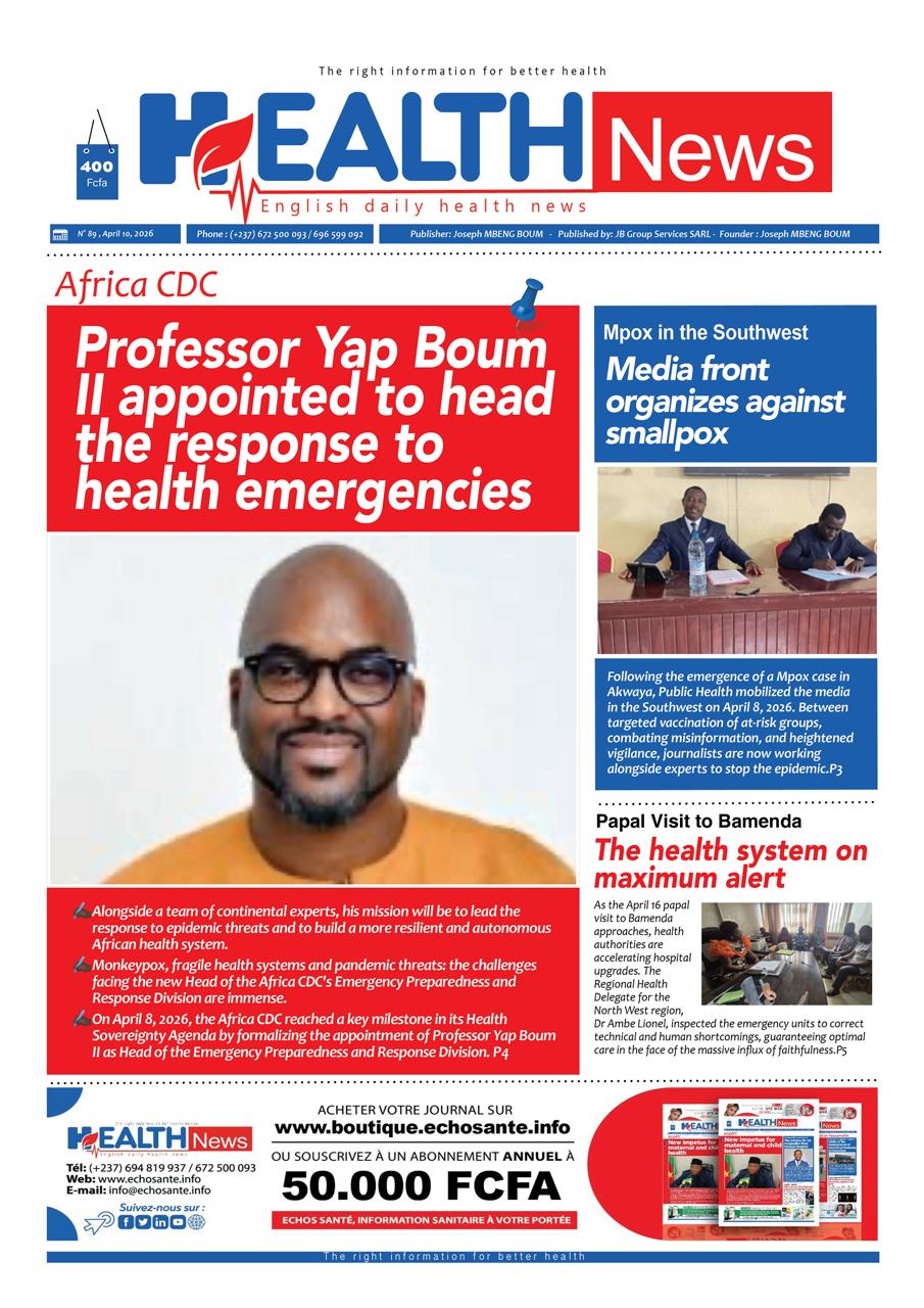 Health News N°089 du vendredi 10 avril 2026