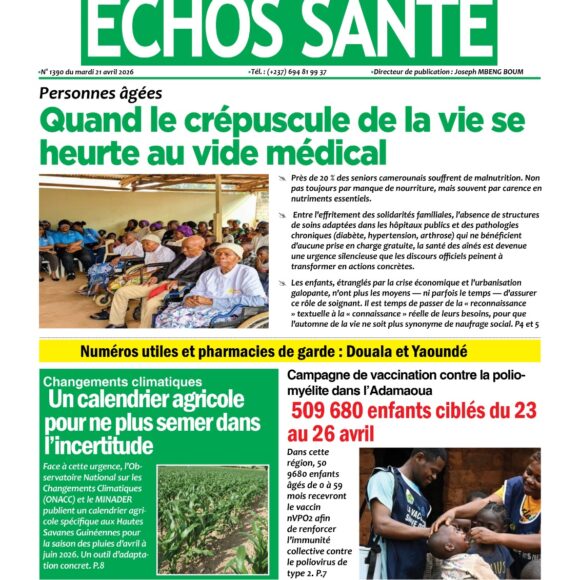 Echos santé n°1390 du mardi 21 avril 2026