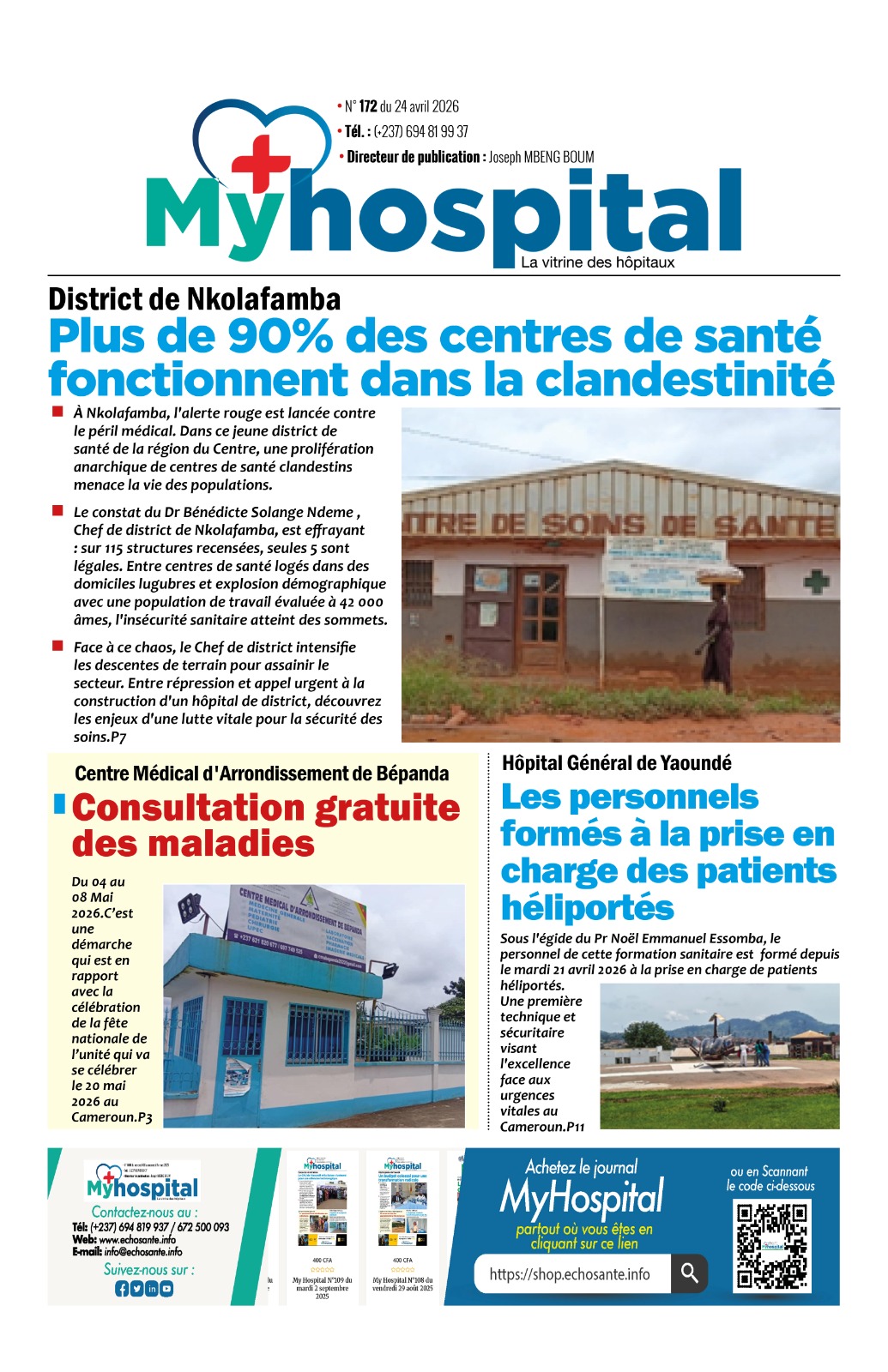 My Hospital N°172 du vendredi 24 avril 2026