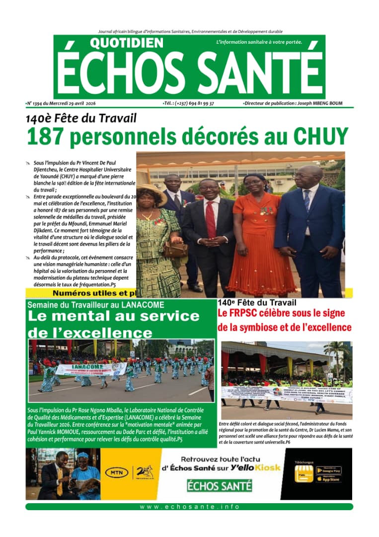 Echos santé n°1394 du mardi 5 mai 2026