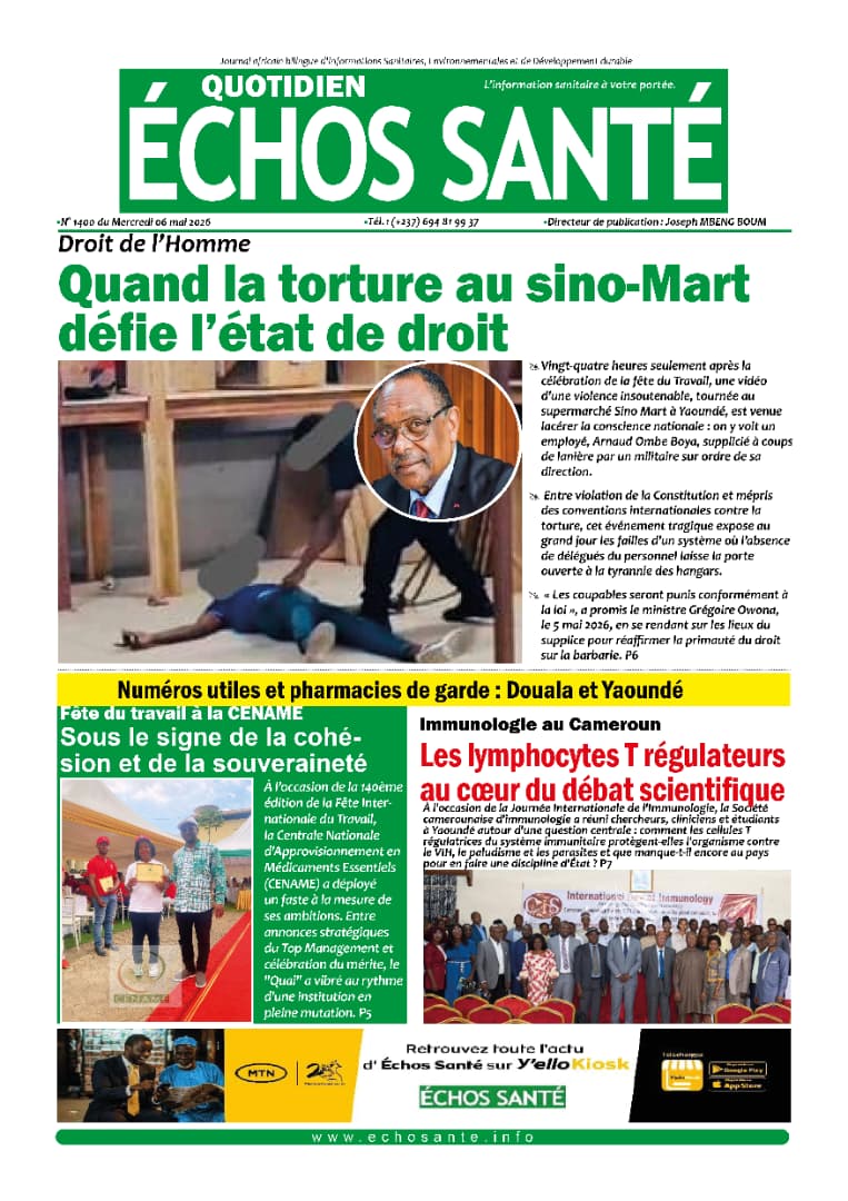 Echos santé n°1395 du mercredi 6 mai 2026