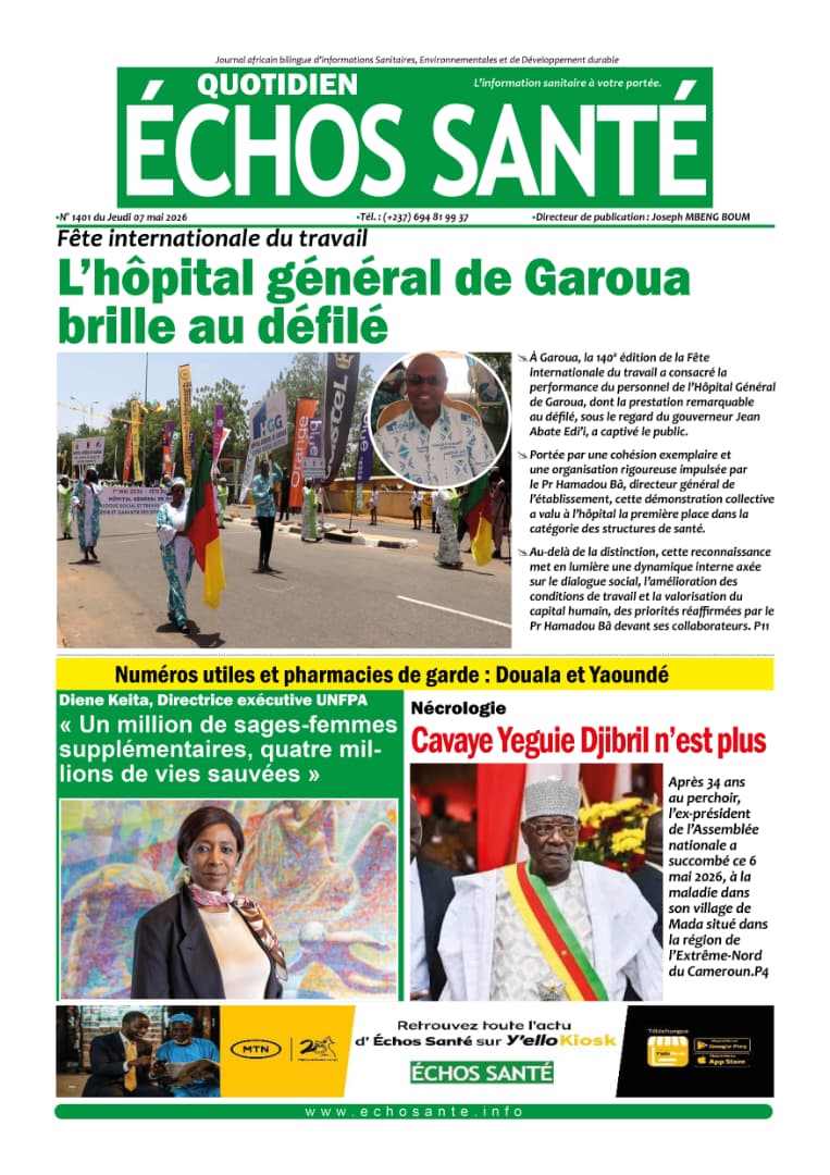 Echos santé n°1396 du jeudi 7 mai 2026