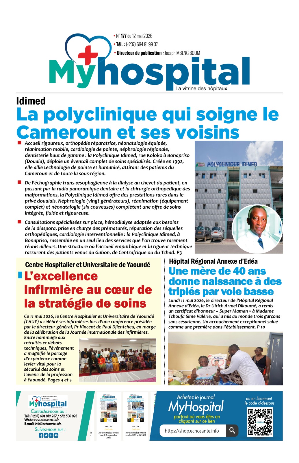My Hospital N°174 du mardi 12 mai 2026