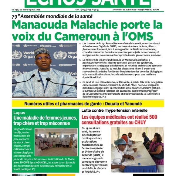 Echos santé n°1402 du mardi 19 mai 2026