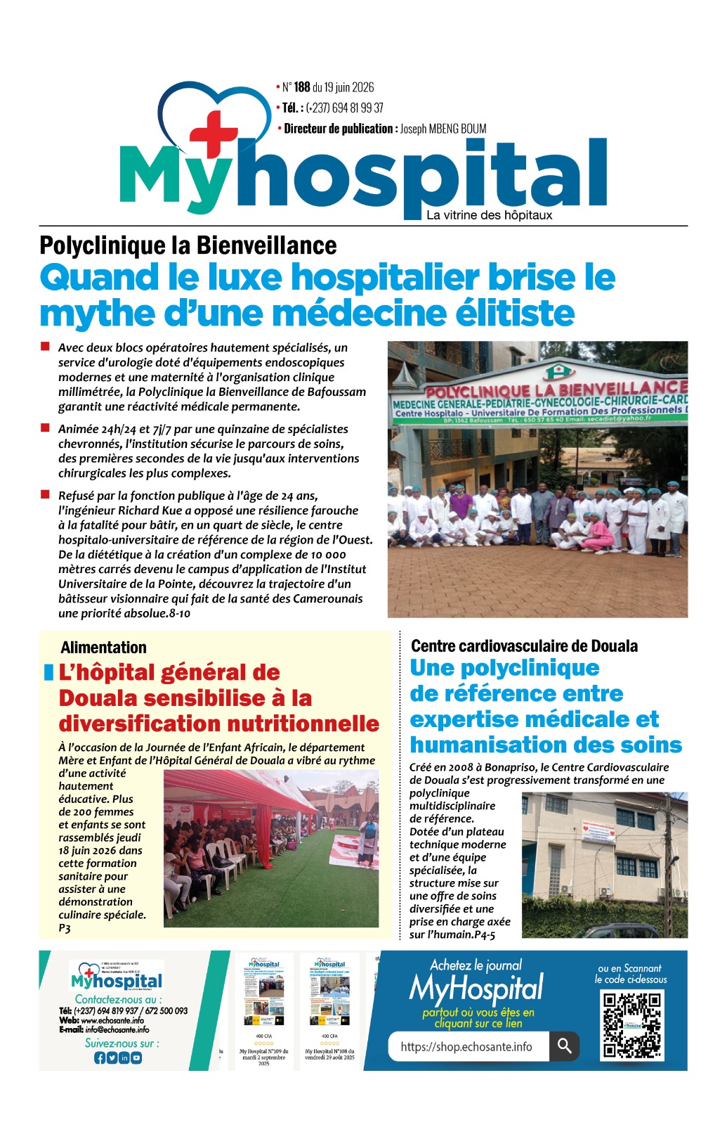 My Hospital N°188 du vendredi 19 juin 2026