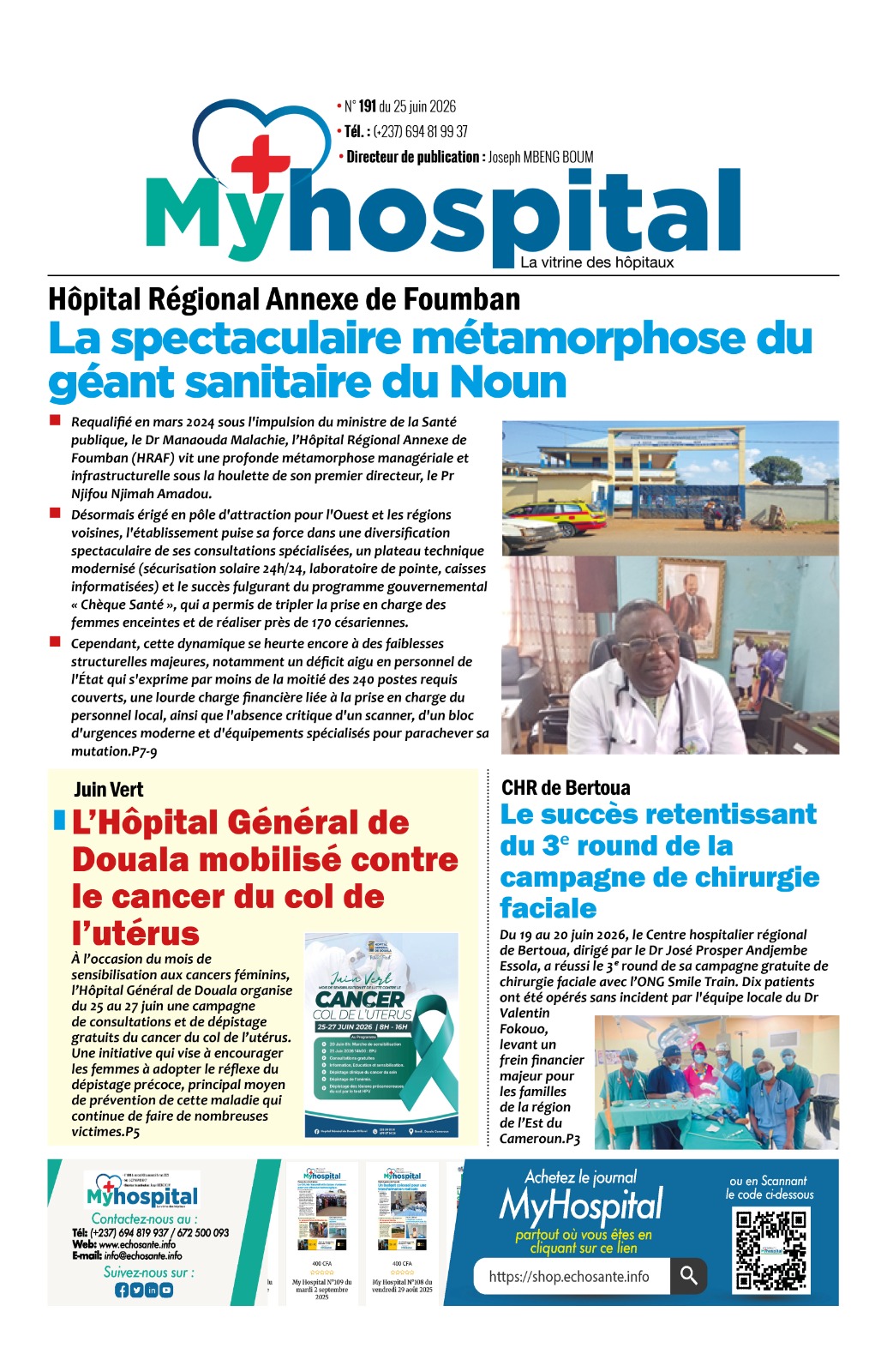 My Hospital N°191 du jeudi 25 juin 2026